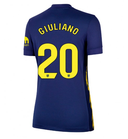 Ženske Nogometnih dresov Atletico Madrid Giuliano Simeone #20 Gostujoči 2025-26 Kratki rokavi Ženske Nogometnih dresov Atletico Madrid Giuliano Simeone #20 Gostujoči 2025-26 Kratki rokavi